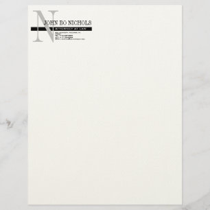 Monogram Attorney Letterhead
