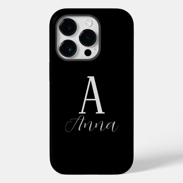 Monogram Autumn vibe Case-Mate iPhone Case (Back)