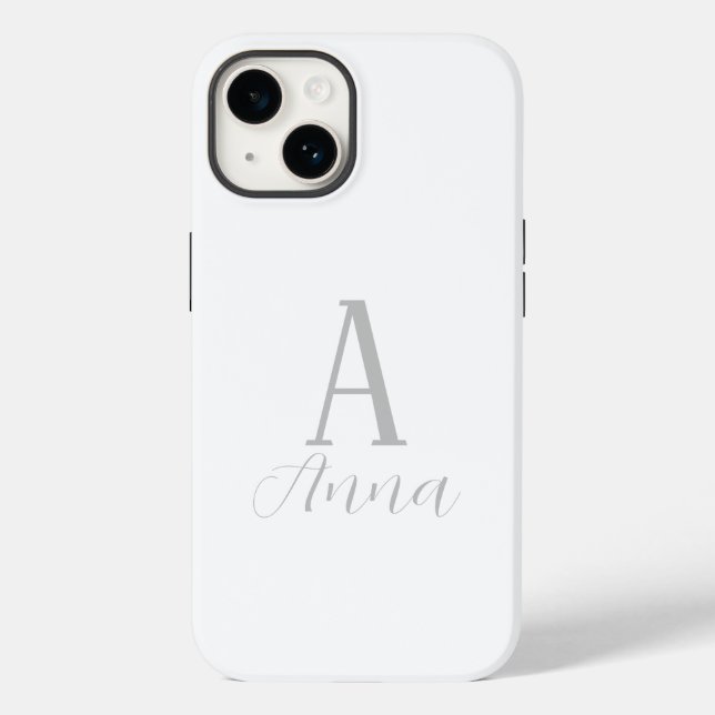 Monogram Autumn vibe Case-Mate iPhone Case (Back)