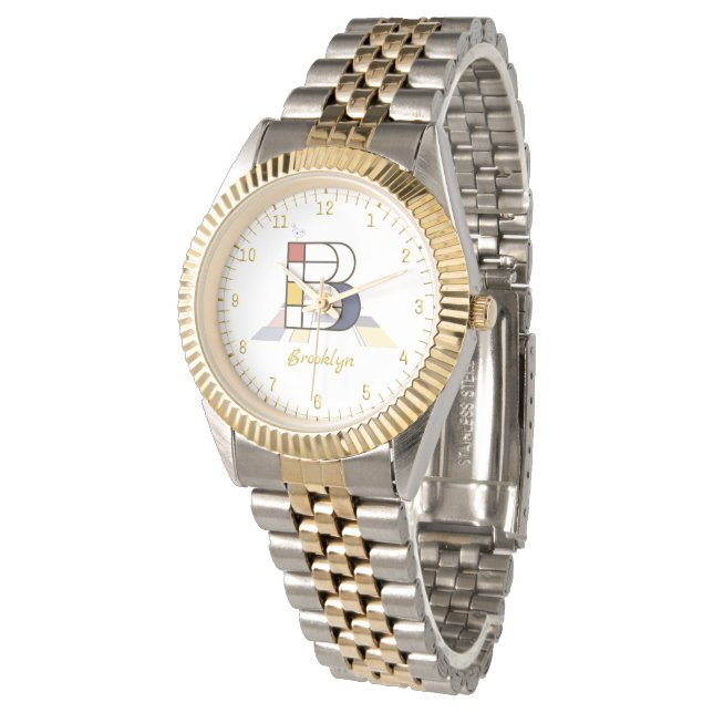 Monogram "B" - Brooklyn Watch (Angled)