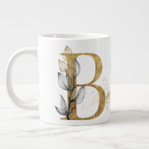 Monogram "B" Jumbo Mug Soup Ice Cream