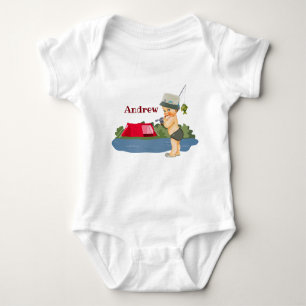 Monogram Baby Fisherman one piece T-Shirt Baby Bodysuit