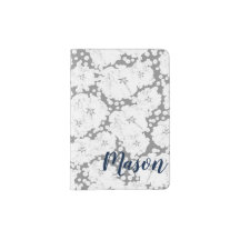 Monogram Baby's Breath - Grey & White