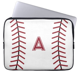Monogram Baseball Laptop Case