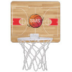 Monogram Basketball on Basketball Court