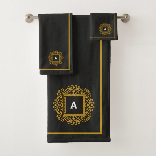 Monogram Bath Towel Set (Insitu)