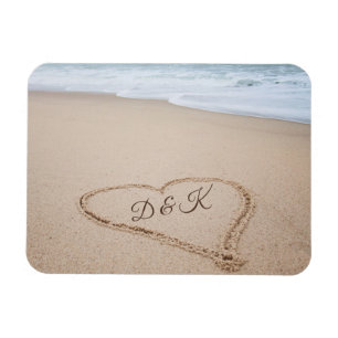 Monogram   Beach Love I Magnet