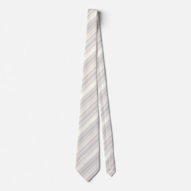 Monogram beige stripes tie (Front)