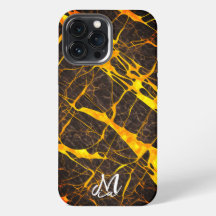 Monogram Black and yallow case iphone13 pro max 