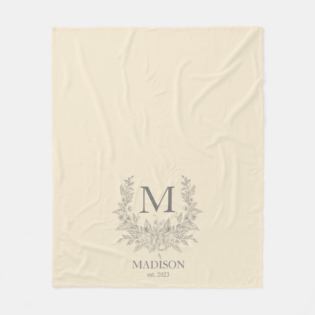 Monogram Blanket (Front)