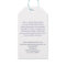 Monogram Blue Handmade Clothing Designer Tag