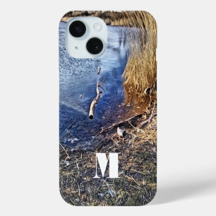 Monogram Blue Lakeshore iPhone 15 Case