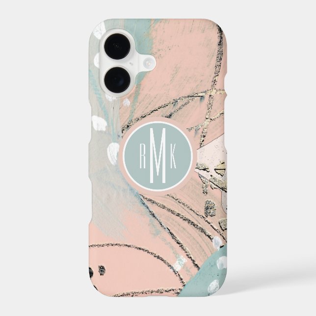 Monogram | Blush & Gold I (Back)