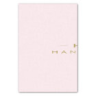 Monogram Blush Pink | Elegant Gold Minimalist