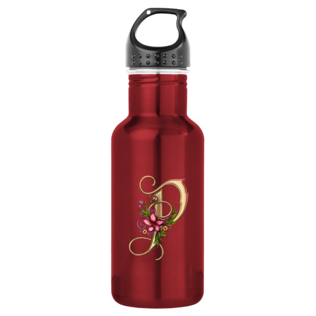 Monogram  BPA FREE BOTTLE (Front)