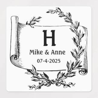 Monogram Branches and Papyrus