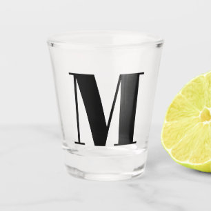 Monogram Bridal Shower Wedding Gift Party Favour Shot Glass
