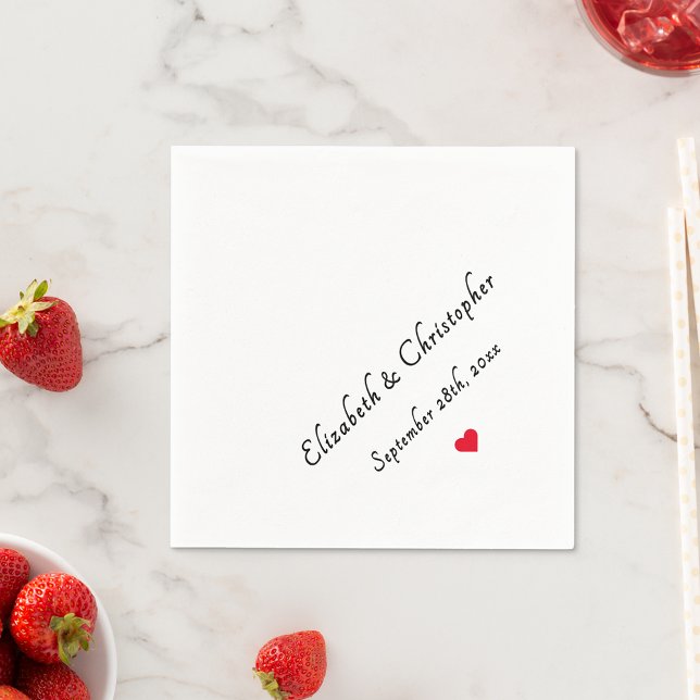 Monogram Bride Groom Wedding Date Party Cocktail Napkin (Monogram Bride Groom Wedding Date Party Cocktail Napkins)