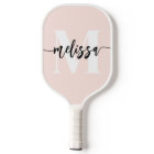 Monogram Brush Calligraphy Blush Pink