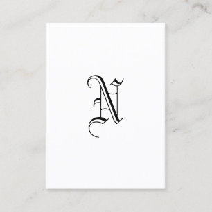 Monogram Business Card