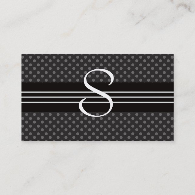 Monogram Business Card (Front)