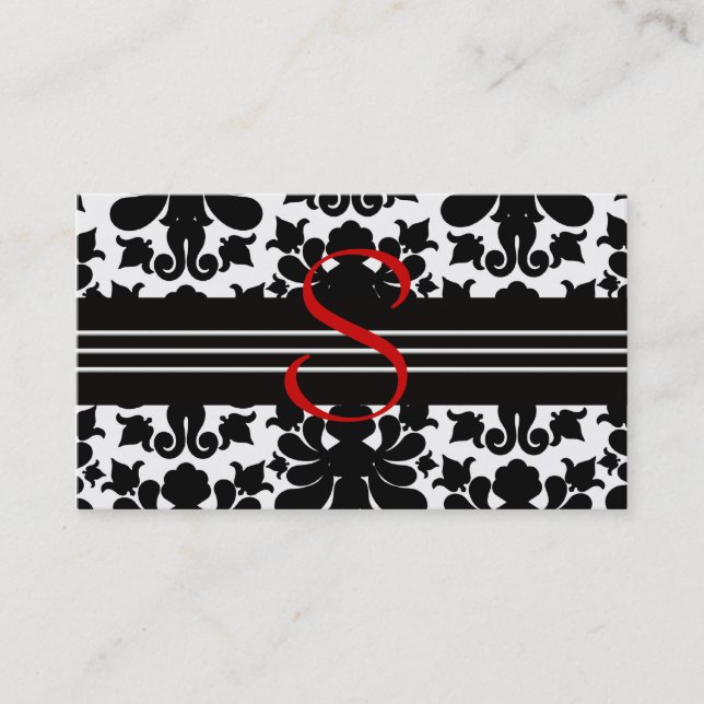 Monogram Business Card (Front)