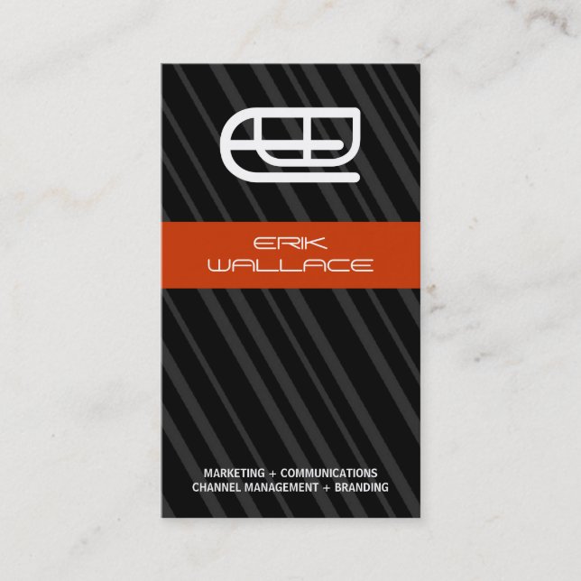 Monogram Business Card (Front)