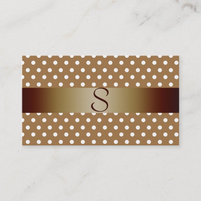 Monogram Business Card (Front)