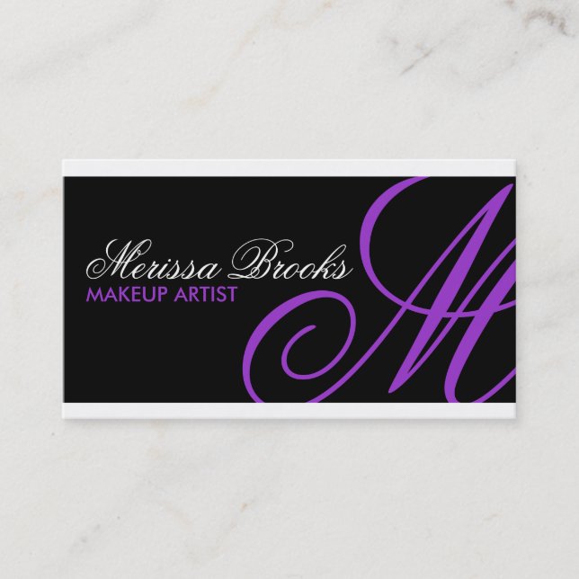Monogram Business Cards (Front)
