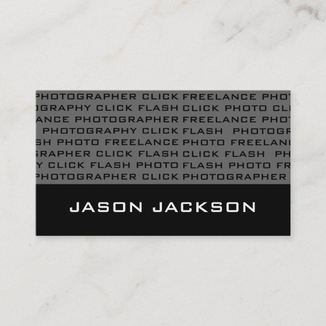 Monogram Business Cards (Front)