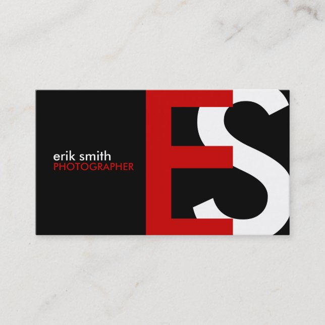 Monogram Business Cards (Front)