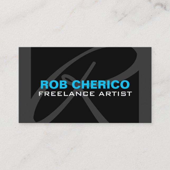 Monogram Business Cards (Front)