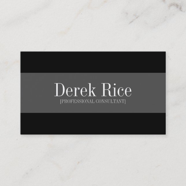 Monogram Business Cards (Front)