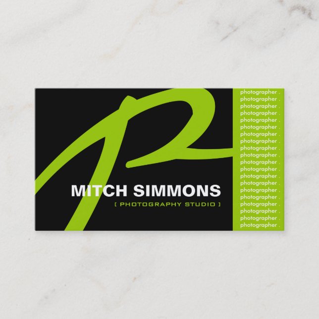 Monogram Business Cards (Front)