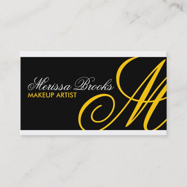 Monogram Business Cards (Front)