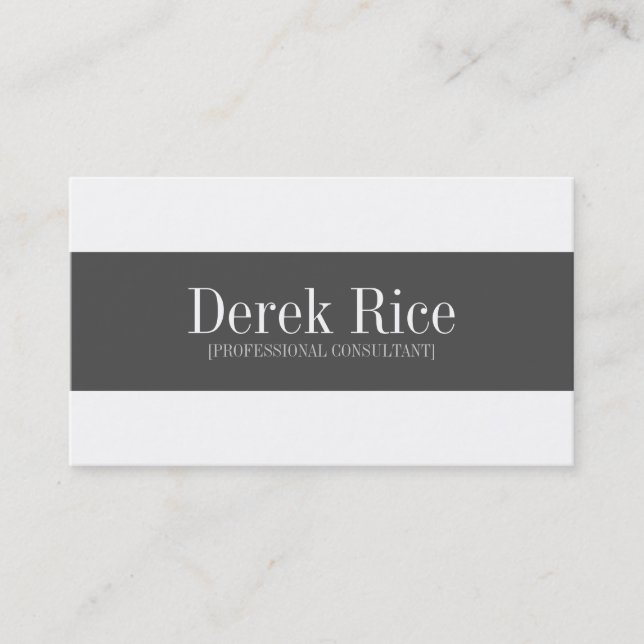 Monogram Business Cards (Front)