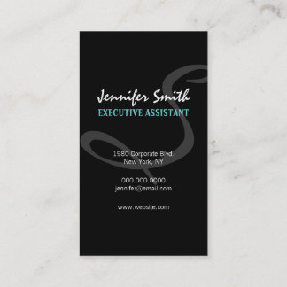 Monogram Business Cards