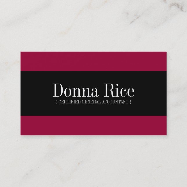 Monogram Business Cards (Front)
