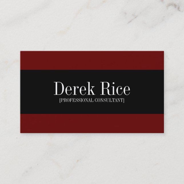 Monogram Business Cards (Front)