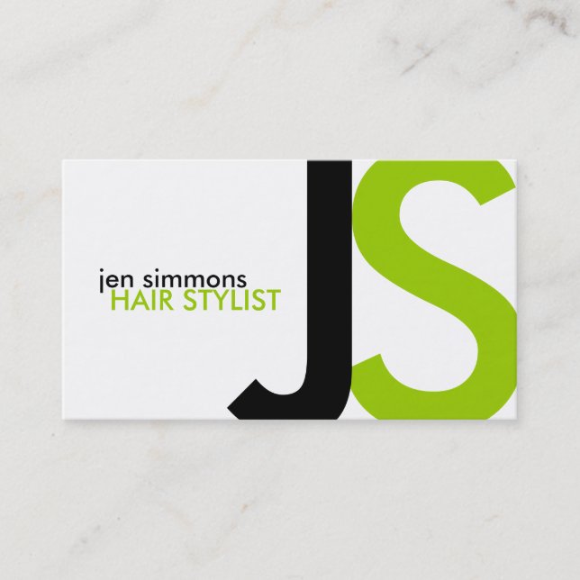 Monogram Business Cards (Front)