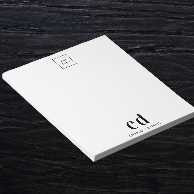 Monogram business company logo notepad (Creator Uploaded)