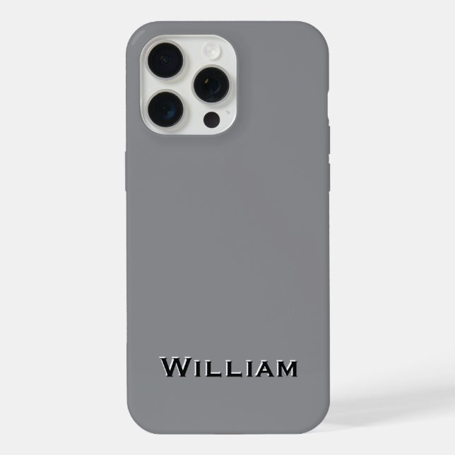  Monogram Business iPhone 15 Case (Back)