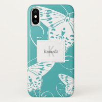 Monogram Butterflies Art