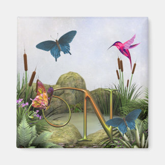 Monogram Butterfly Magnet Fantasy N