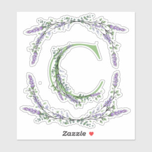 Monogram C Lavender Eucalyptus