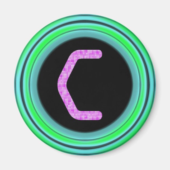 Monogram "C" Magnet (Front)