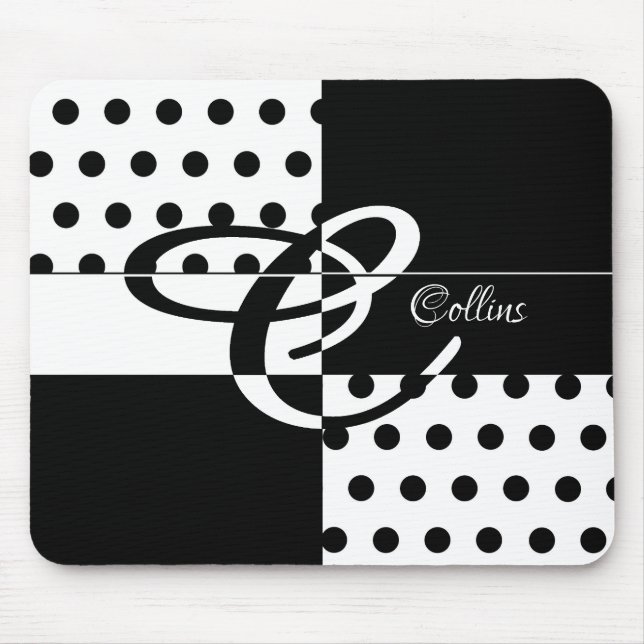 Monogram C Mouse Pad (Front)