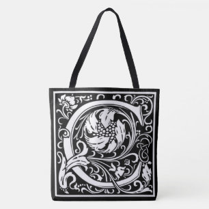 Monogram C Reversible B&W Tote Bag All-Over Print