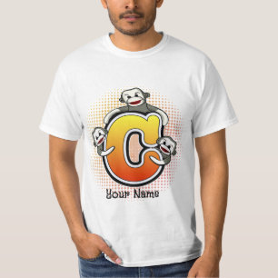 Monogram C Sock Monkey  T-Shirt