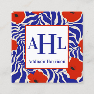 Monogram Calling Card, Monogram Enclosure Cards